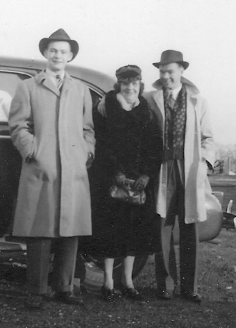 Maude Phillips Ela with her sons